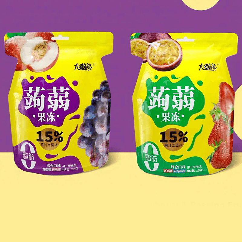 Konjac Jelly Stand-Up Pouches (120g) 
