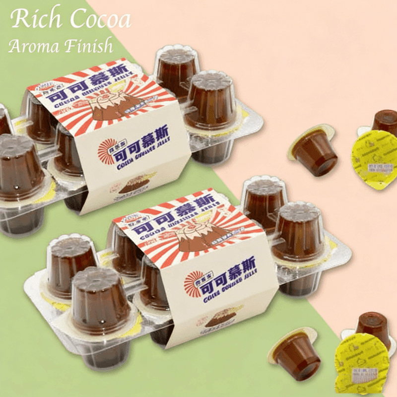 Duo-Layer Cocoa Mousse Pudding