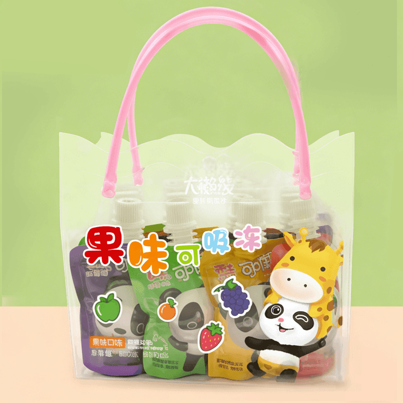 Fruit-Flavoured Squeezable Jelly (with Handle) 480g