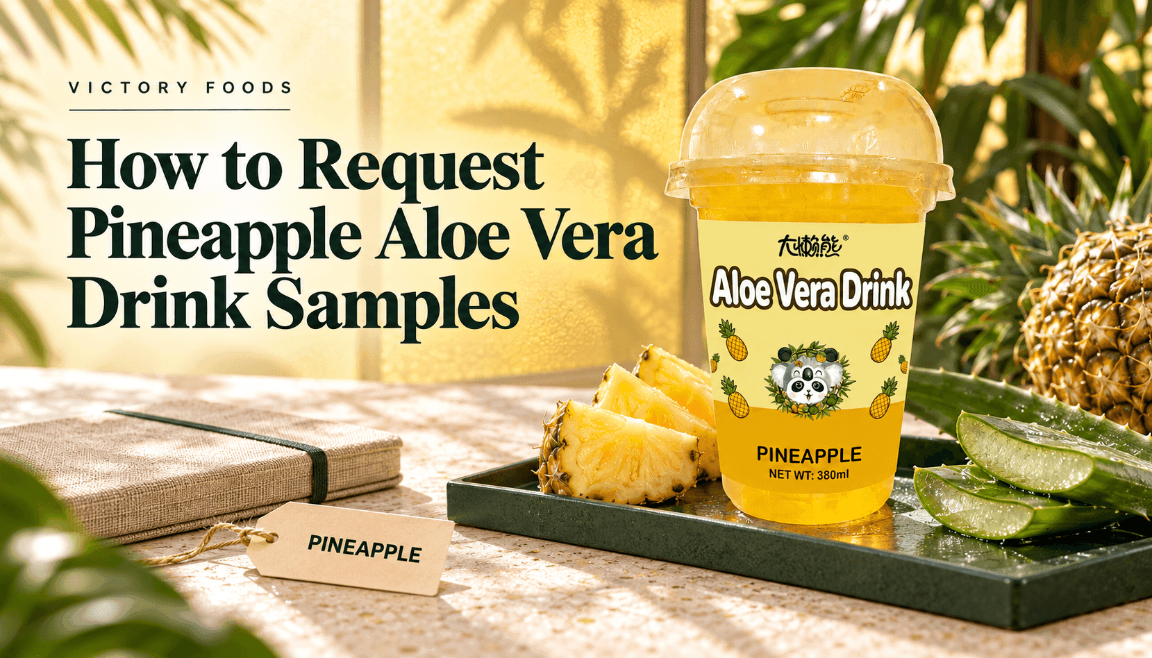 How to Request Pineapple Aloe Vera Drink Samples