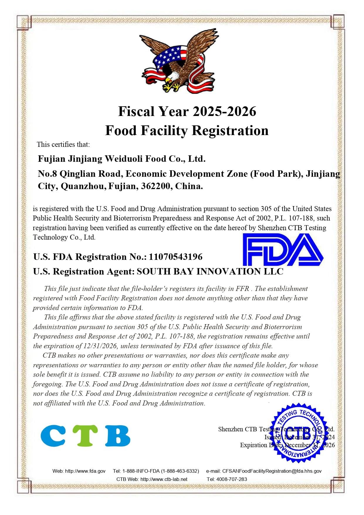 Food and Drug Administration