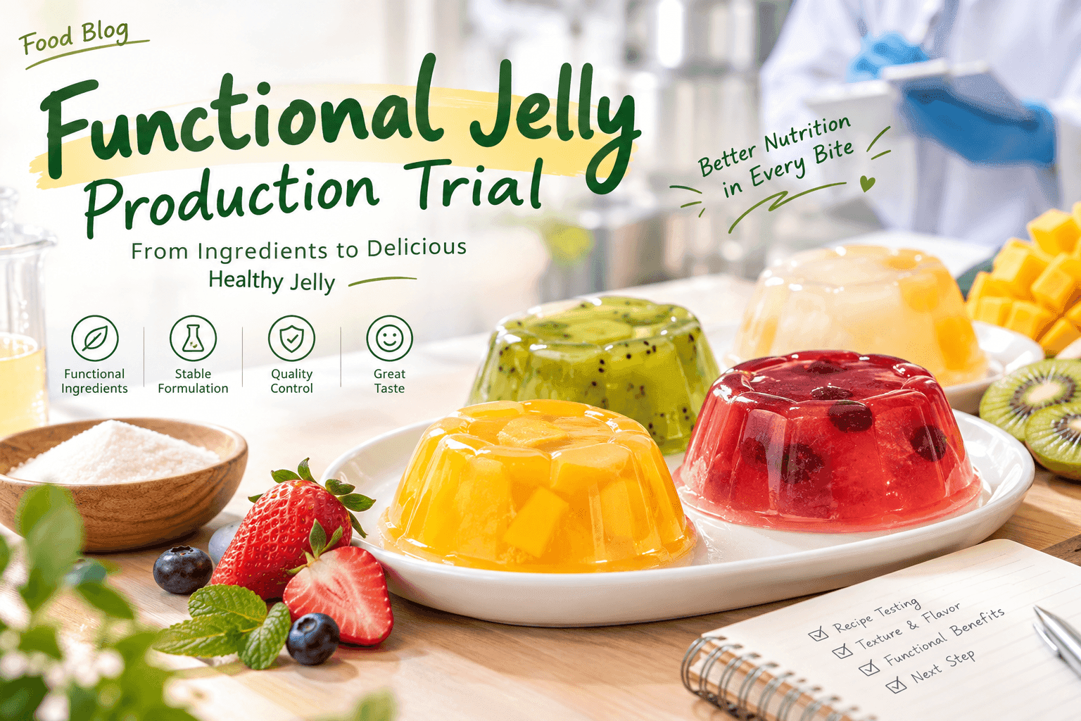 Functional Jelly Production Trial Checklist Before Mass Production