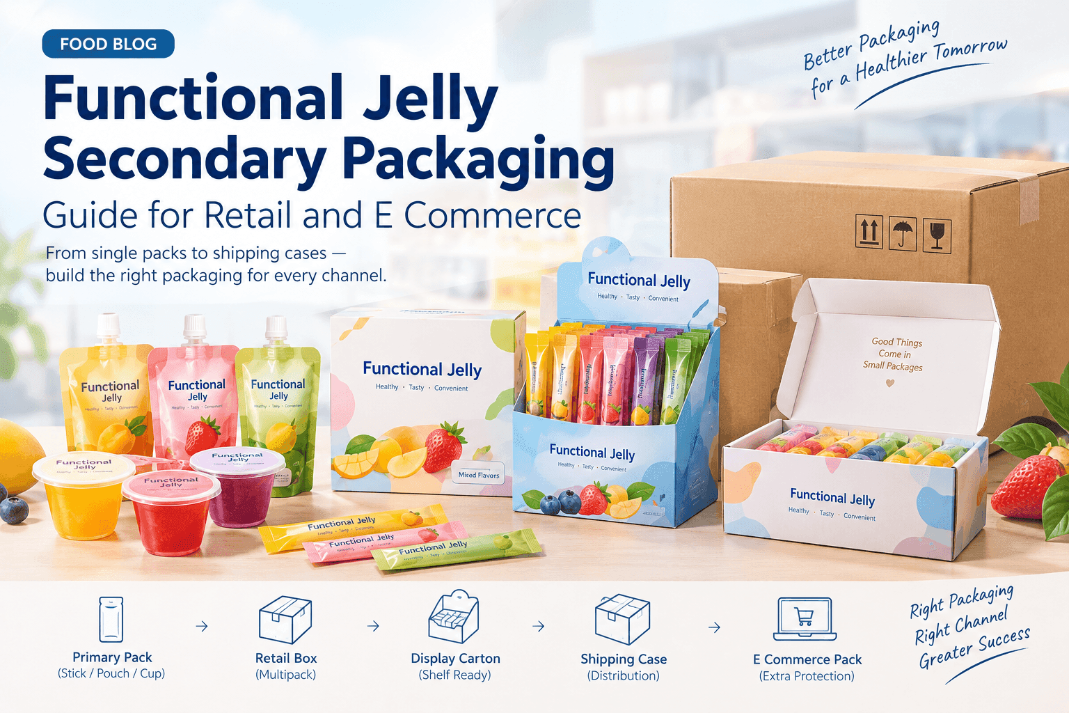 Functional Jelly Secondary Packaging Guide for Retail and E Commerce