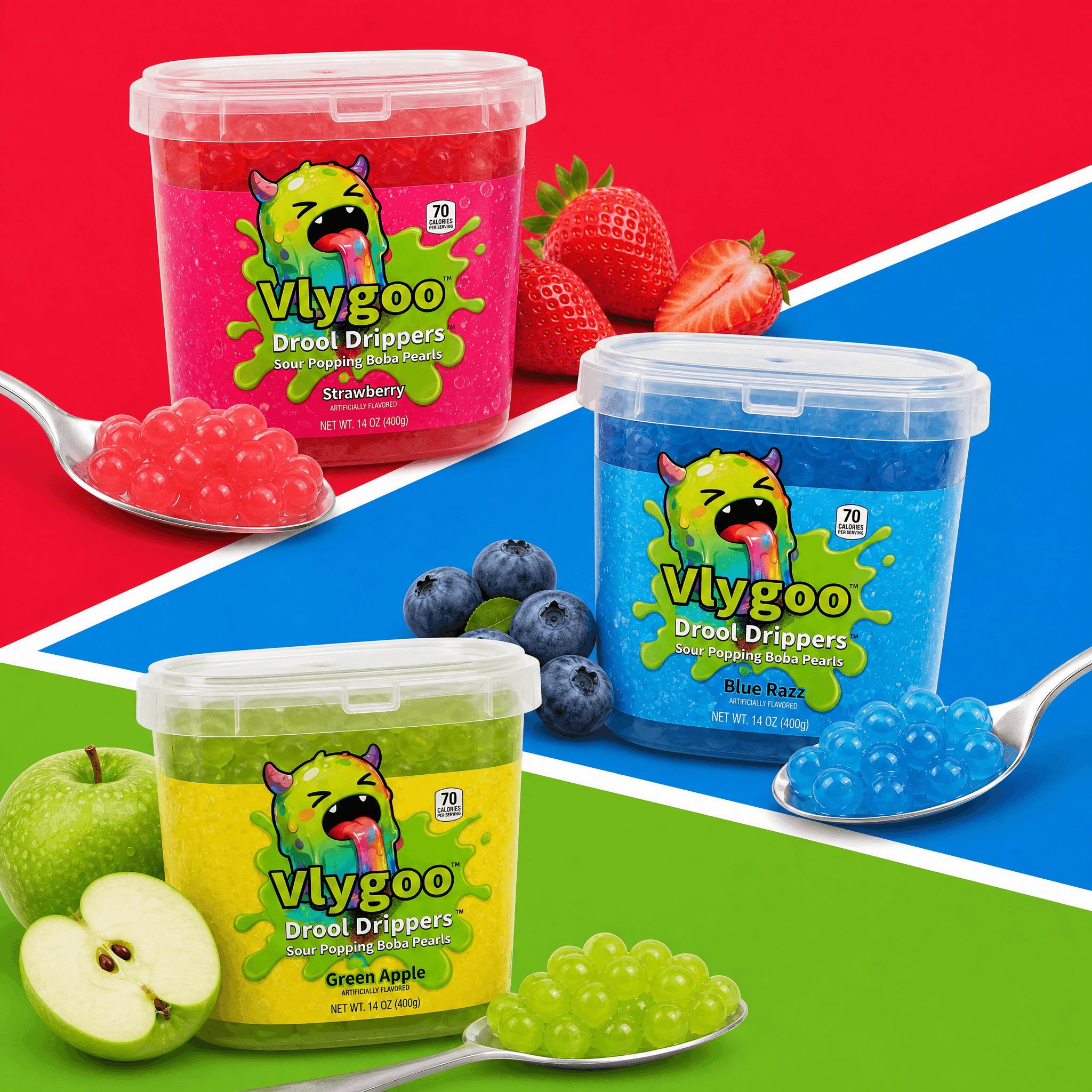 Catch the Next Viral Wave: Introducing Vlygoo Drool Drippers Sour Popping Boba!