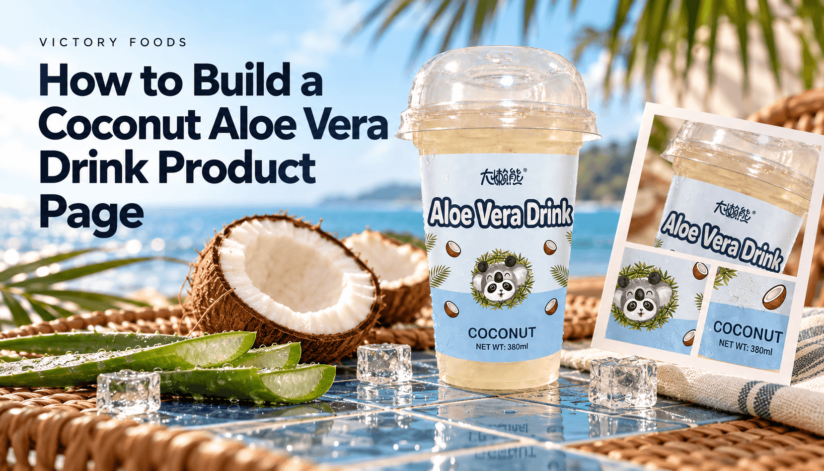 How to Build a Coconut Aloe Vera Drink Product Page